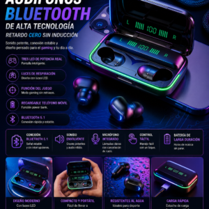 Audífonos Bluetooth de Alta Tecnología