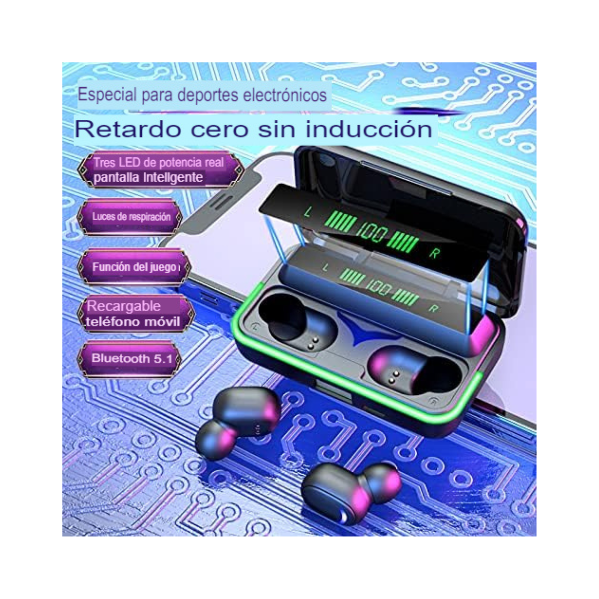 Audífonos Bluetooth de Alta Tecnología - Imagen 2