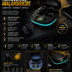 Auriculares con Tecnología Inalámbrica