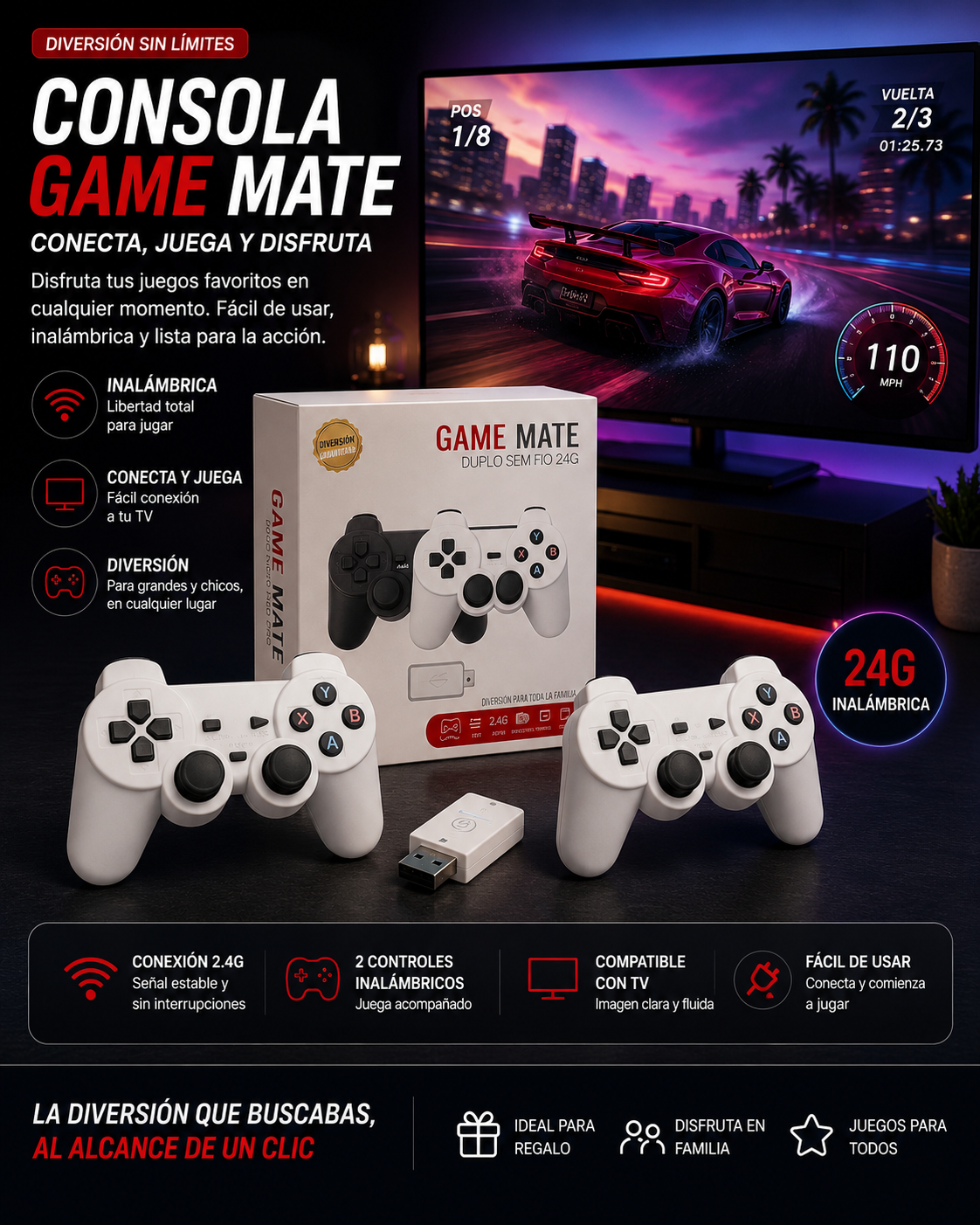 Consola Gamer Retro 64G