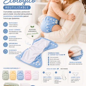 Pañal Ecológico Reutilizable Premium