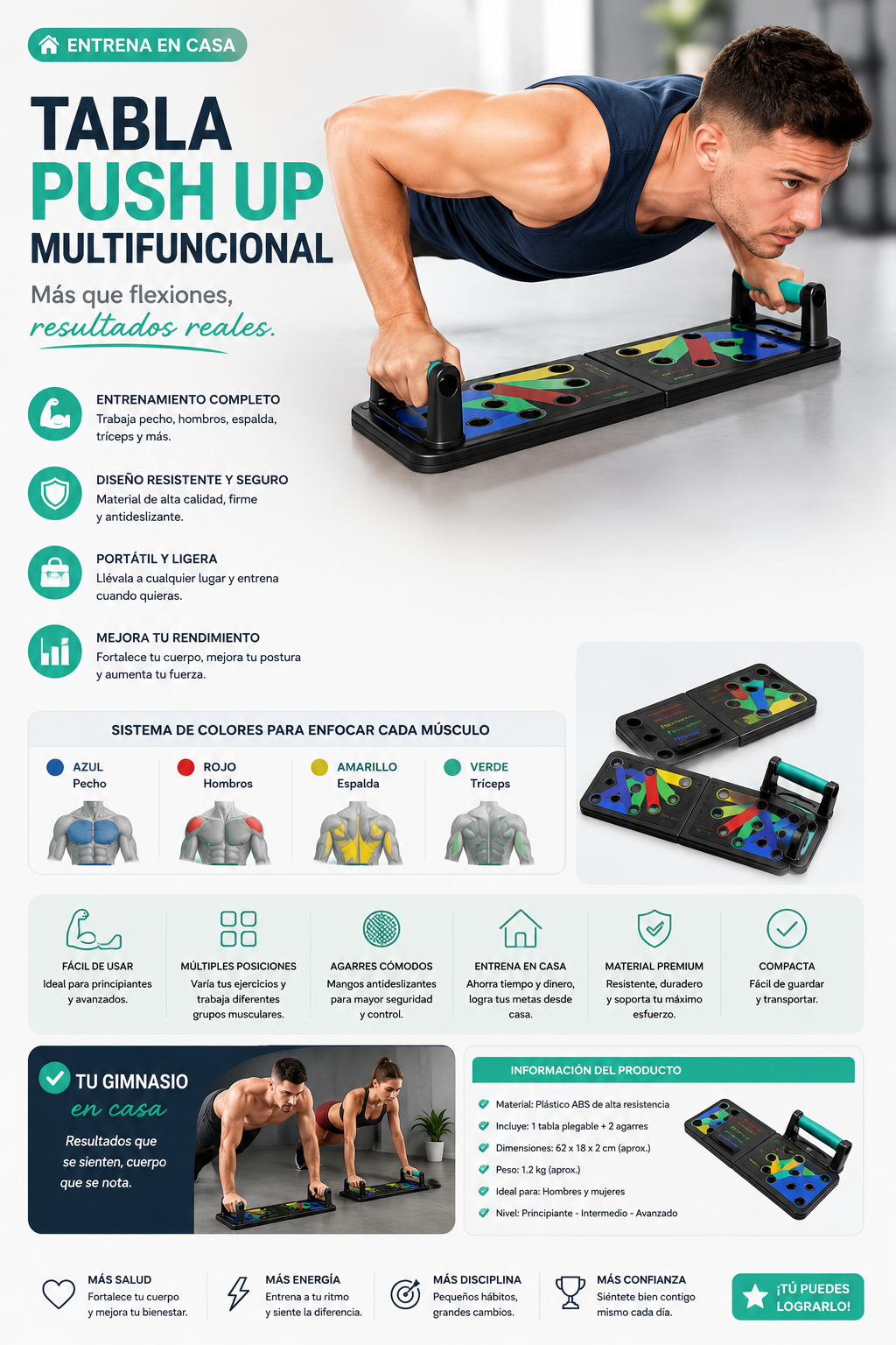 Tabla Push Up Flexiones